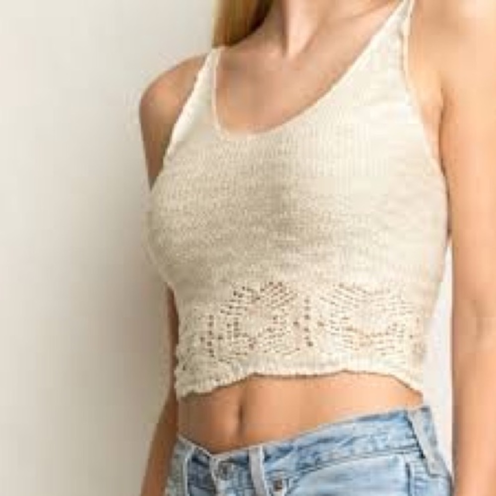 Brandy Melville crochet top